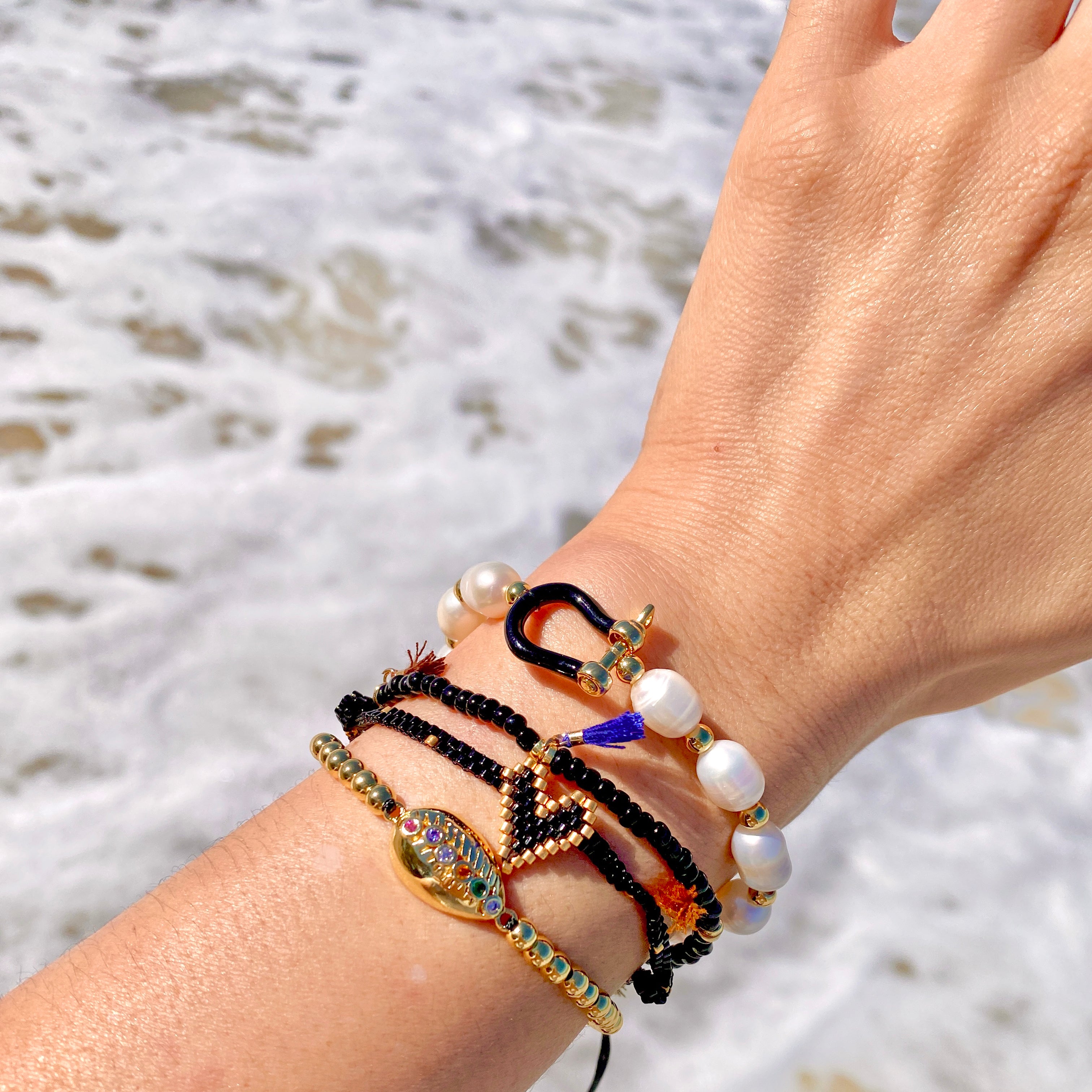 DIY Shell Bracelet for Summer - Otherwise Amazing